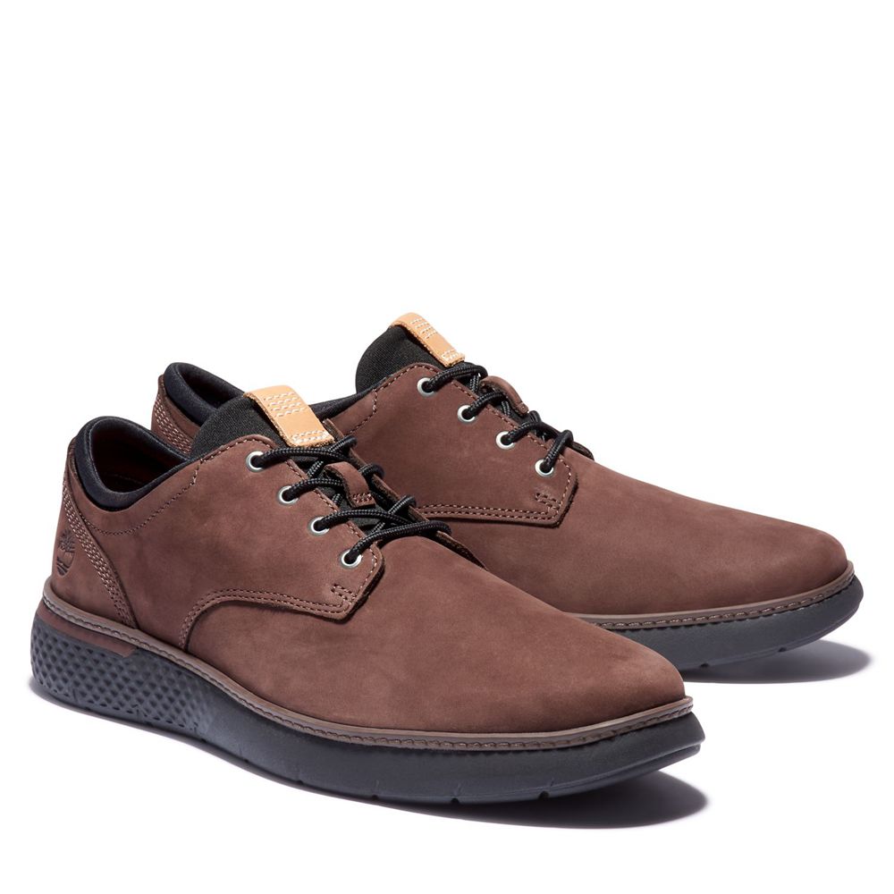 Zapatos Oxford Timberland Hombre Cross Mark Marrones Oscuro - Chile ZTK-839752